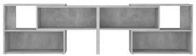 Móvel de TV 149x30x52 cm derivados de madeira cinzento-cimento