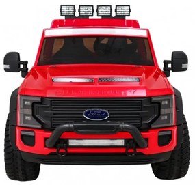 Carro elétrico para Crianças 2 Lugares Ford Super Duty 24V Vermelho