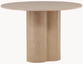 Mesa de jantar redonda com aspeto de madeira Olivia, Ø 110 cm