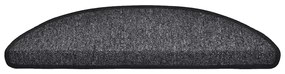Tapetes de escada 20 pcs 56x17x3 cm antracite