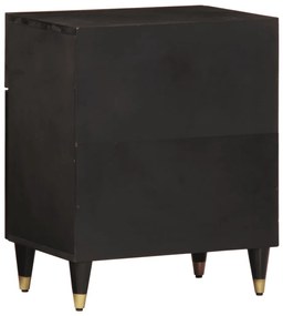 Mesa de cabeceira 50x33x60 cm madeira de mangueira maciça