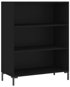 Armário alto 69,5x32,5x180 cm derivados de madeira preto