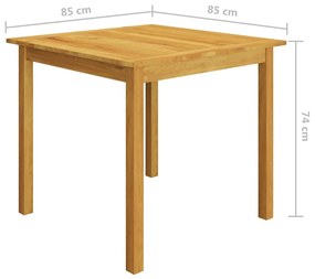 3 pcs conjunto de jantar para jardim bege
