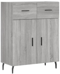 Armário alto 69,5x34x180 cm derivados de madeira sonoma cinza