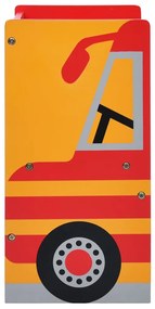 Conjunto mesa e cadeira criança 3 pcs camião bombeiros madeira