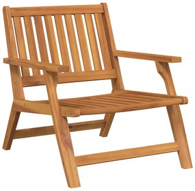 Cadeiras de Jardim com Mesa 5 pcs de Madeira Sólida de Acácia