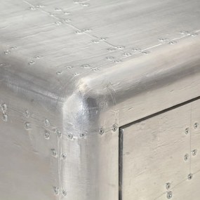Aparador estilo aviador 110x35x75 cm metal