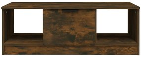 Mesa de centro 102x50x36 cm madeira processada carvalho fumado