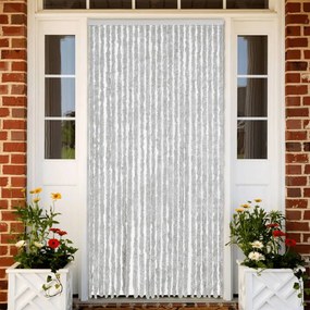 Cortina anti-insetos 100x230 cm chenille cinzento