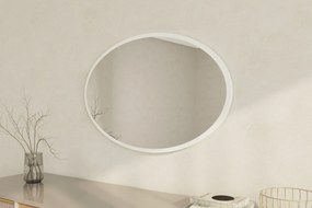 Espelho "Beyo" - 60 x 90 x 2,2 cm - Branco - Design Moderno