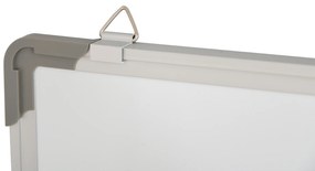 HOMCOM Quadro Magnético Quadro Magnético de Parede Incluí 10 Ímás 1 Apagador e 4 Marcadores 60x45 cm Branco