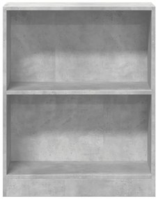 Estante 60x24x76 cm madeira processada cinza cimento