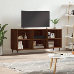 vidaXL Móvel de TV 103,5x30x50 cm derivados madeira carvalho castanho