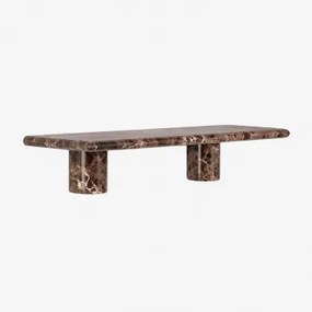 Estante De Parede Em Mármore Uganda Mármore Castanho Emperador & ↔︎ 60 Cm - Sklum