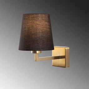 Candeeiro de Parede Profil – Dourado e Preto – 18 x 24 cm