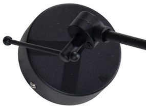 Candeeiro Suspenso Preto com Abajur de Veludo Taupe 35cm - Blitz Clássico / Antigo,Moderno