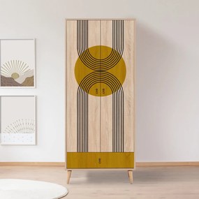Roupeiro City – Multicolor – 80 cm x 190 cm x 45 cm