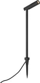 Foco Espeto Moderno 12V Preto 10cm Incl. LED IP65 - Voltaire Lino