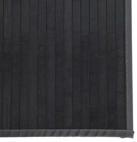 Tapete retangular 70x500 cm bambu cinzento