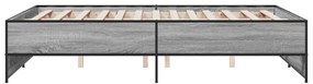 Estrutura de cama 120x190 cm derivados madeira/metal