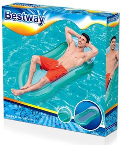 Espreguiçadeira/colchão insuflável p/ piscina Aqua Lounge
