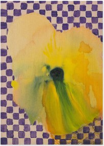 Póster Flower with Checks 02