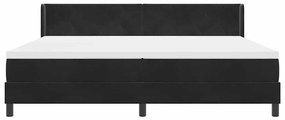 Cama Box Spring com Colchão vidaXL Preto 200x200 cm Veludo