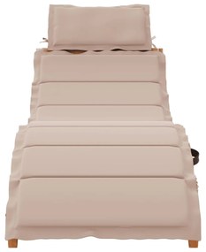 Espreguiçadeiras c/ almofadões 2 pcs acácia cinza-acastanhado