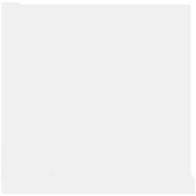 Prateleira de parede para CD 100x18x18 cm deriv. madeira branco