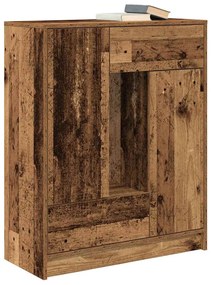 Aparador c/ gavetas e portas 73x31x90 cm madeira velha