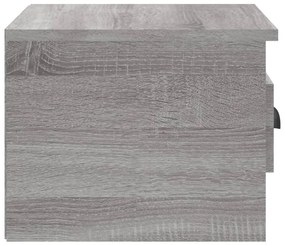 Mesas de cabeceira de parede 2 pcs 41,5x36x28cm cinzento sonoma