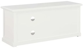 Móvel de TV 90x30x40 cm madeira branco