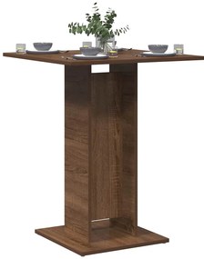 Mesa de bistrô 60x60x75cm derivados madeira carvalho castanho