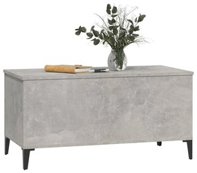 Mesa de centro 90x44,5x45 derivados de madeira cinzento cimento