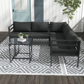 Conjunto de Móveis de Jardim 7 Peças Conjunto de Móveis de Terraço Inc