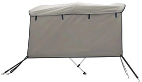 Toldo de 3 arcos Bimini c/ paredes laterais 183x(185-198)x137cm