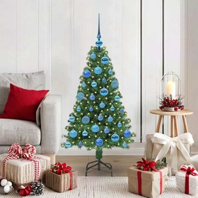 vidaXL Árvore de Natal Artificial Verde 120 cm PVC, Aço e Plástico