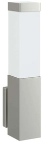 Luz de Parede Externa Prateada Aço Inoxidável IP44