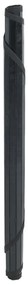 Tapete redondo 80 cm bambu preto