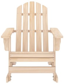 Cadeira Adirondack de baloiçar para jardim abeto maciço
