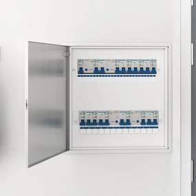 vidaXL Painel de Acesso Branco 63 x 33 x 3 cm Aço