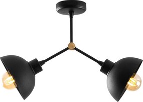 Candeeiro de Teto Dram – Preto – 46 x 15 cm