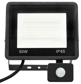 Projetor c/ iluminação LED e sensor 50 W branco frio