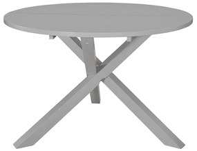 Mesa de jantar 120x75 cm MDF cinzento