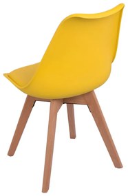 Pack 4 Cadeiras Synk Basic - Amarelo