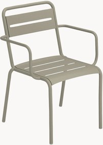 Cadeiras de jardim empilháveis com braços Star, conjunto de 2