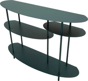 MESA CONSOLA SATURN PLUS 118X34X82 CM Azul petróleo