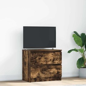 Móvel de TV 60x35x54 cm derivados de madeira carvalho fumado