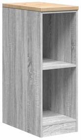 Armários de garagem 2 pcs derivados de madeira cinzento sonoma