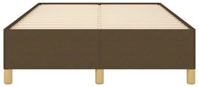 Estrutura de cama sem colchão 120x190cm castanho escuro